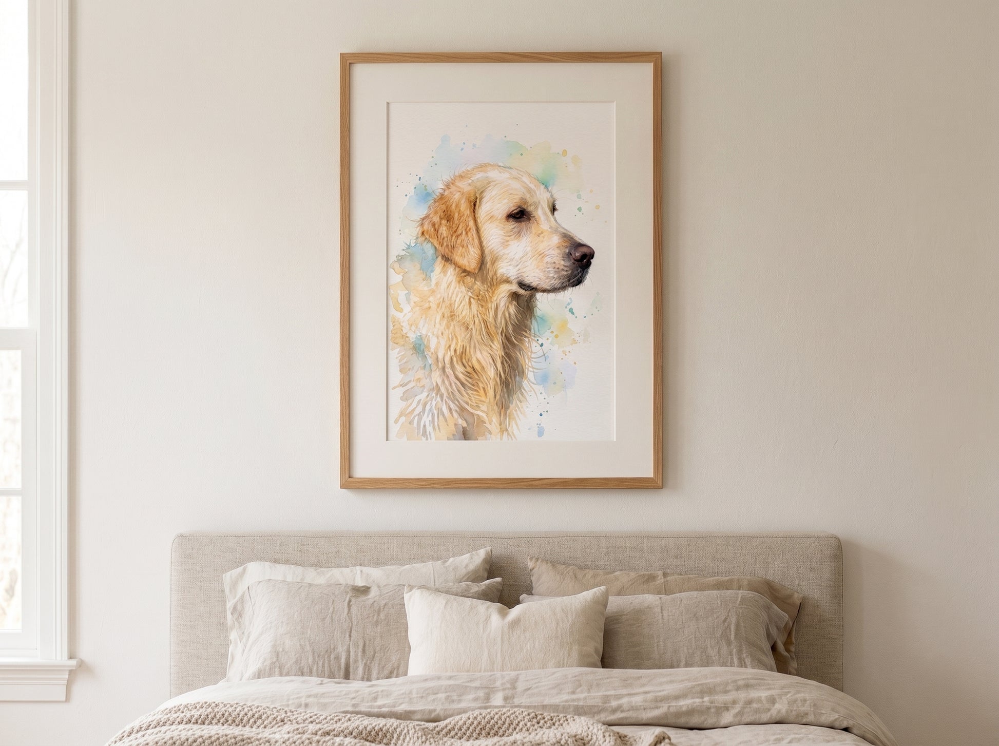 Retrato en salón