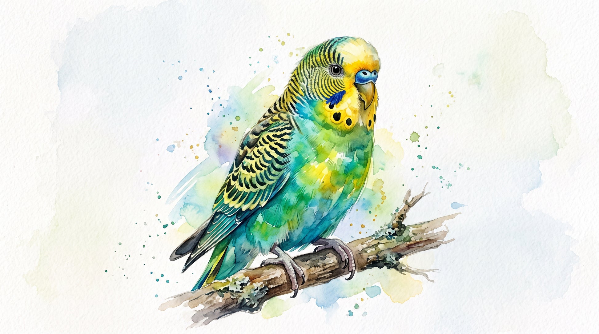 Bird Portrait — Watercolor