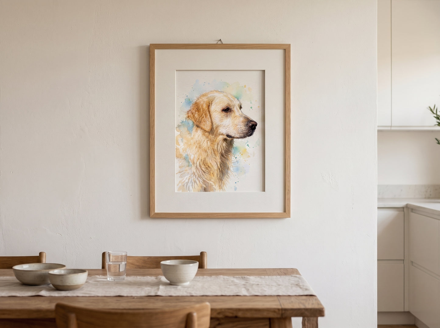 Retrato en comedor